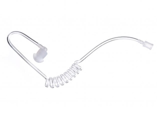 [PQDAT-1] Impact PQDAT-1 Clear Coiled Acoustic Tube, Quick-Disconnect