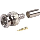 [RFB-1707-2] RFI RFB-1707-2 BNC Male Crimp Connector RG6 75 Ohm