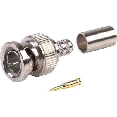 [RFB-1707-2] RFI RFB-1707-2 BNC Male Crimp Connector RG6 75 Ohm