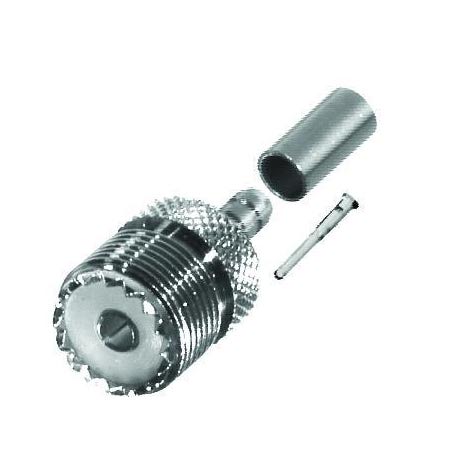 [RFU-527] RFI RFU-527 UHF Female Crimp Connector - LMR195, RG58U