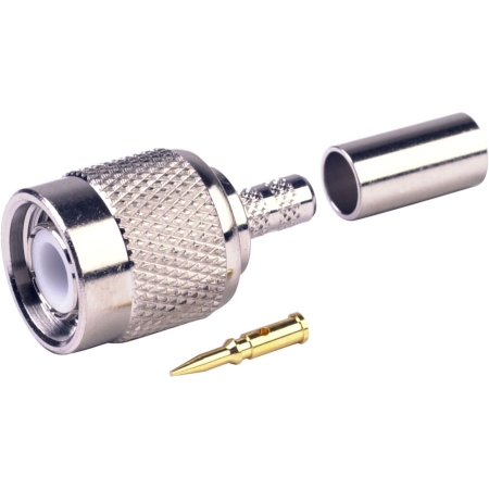[RFT-1202-2] RFI RFT-1202-2 TNC Male Crimp Connector - RG58, LMR195