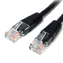 [M45PATCH10BK] StarTech M45PATCH10BK Black Cat5e Ethernet Patch Cable - 10 ft