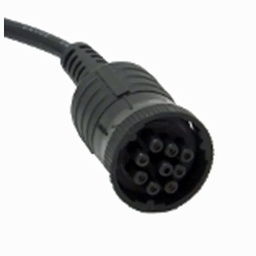 [ECM CABLE-9PIN BLACK] Magnum AVL ELD BlueLink 9-Pin ECM Cable - Black