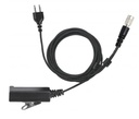 [SC-B2W-QD] Magnum SC-B2W Braided 2-Wire Noise-Cancelling PTT/Mic - QD 6-Pin HIROSE