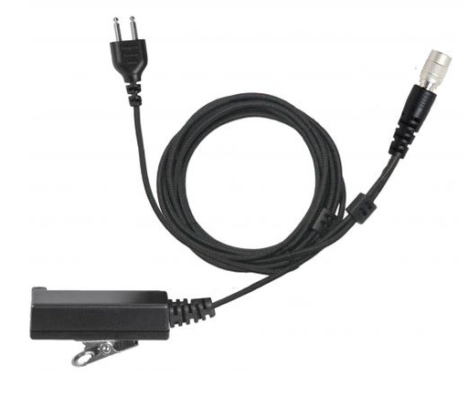 [SC-B2W-QD] Magnum SC-B2W Braided 2-Wire Noise-Cancelling PTT/Mic - QD 6-Pin HIROSE