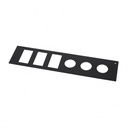 [15082] Gamber-Johnson 15082 2” Rocker Switch, AUX 12V Power Outlet Filler Panel