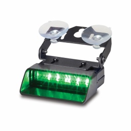 [XSM1-WAG-US] Federal Signal XSM1-WAG-US XStream Single Head 18 LED Wired Interior Warning Light - White/Amber/Green