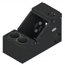 [7170-0578-00] Gamber-Johnson 7170-0578-00 Short Universal Sloped Console, Cup Holder