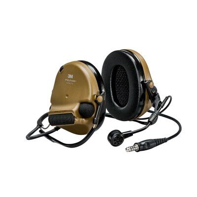 [MT20H682BB-47N CYS] 3M Peltor MT20H682BB-47N CYS ComTac VI NIB Neckband Headset - Brown Single Comm