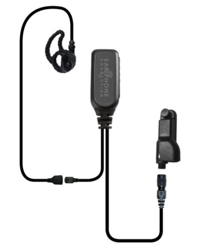 [EP1334EC M1] EPC EP1334EC M1 Hawk Tubeless Lapel Mic, Easy Connect - Motorola APX, XPR 7000