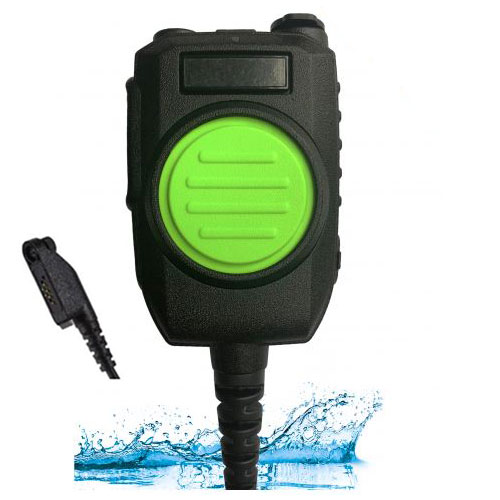 [8RSMGWENC-TA] Magnum 8RSMGWENC-TA IP67 Speaker-Mic, Green, ANC, 3.5mm - Tait TP9500, TP9600