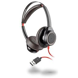 [211144-01] Poly Plantronics 211144-01 Blackwire 7225 Black Boomless Headset, USB-A