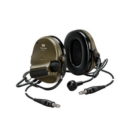 [MT20H682BB-19N GNS] 3M Peltor MT20H682BB-19N GNS ComTac VI NIB Dual Comm Neckband - Green