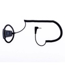 Impact PRSMA-D1 Receive-only Earpiece, Adjustable D-Hanger for Speaker-Mic