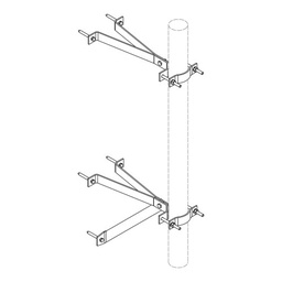 [102986] Nello 102986 12" Clearance Standoff Wall Mount