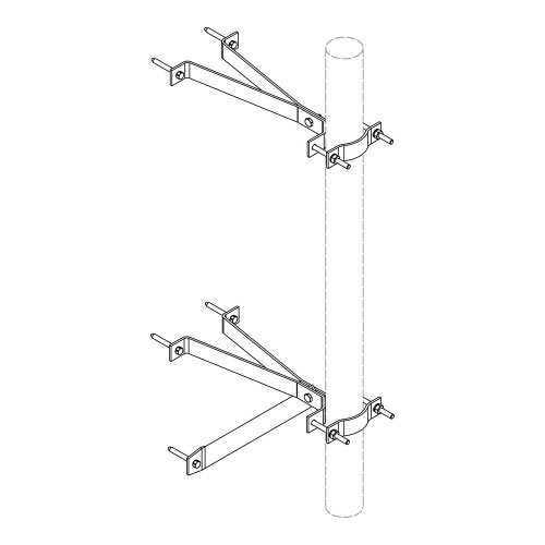 [102986] Nello 102986 12" Clearance Standoff Wall Mount
