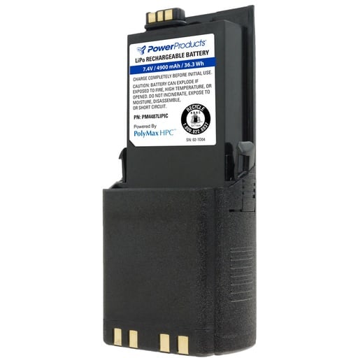 [PM4487LIPIC] Power Products PM4487LIPIC 5100 mAh Li-ion Smart Battery - Motorola APX 6000, 8000