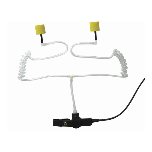 [VR10001] OTTO VR10001 Dual Listen-Only Earphone, Acoustic Tubes - 3.5mm