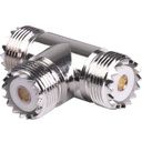 [RFU-534] RFI RFU-534 UHF SO239 Female "T" Adapter