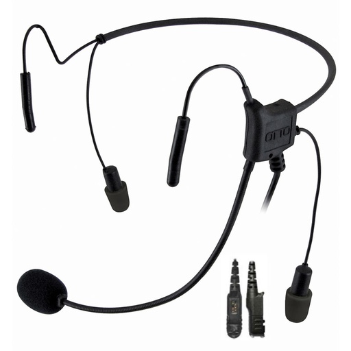 [V4-HN2MR3B] OTTO V4-HN2MR3B Hurricane II 29dB NRR Headset, 2.5mm Pigtail - Motorola XPR 3000e