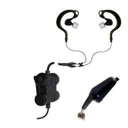 [CFX2ITNB-19] Silynx CFX2ITNB-19 Clarus FX2 Dual In-Ear Tactical Headset - Kenwood NX-300