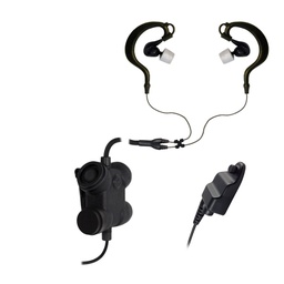 [CFX2ITEB-23] Silynx CFX2ITEB-23 Clarus FX2 Dual In-Ear Tactical Headset - Harris XG-75, P7300