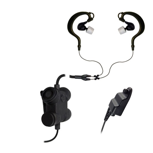 [CFX2ITEB-23] Silynx CFX2ITEB-23 Clarus FX2 Dual In-Ear Tactical Headset - L3Harris XG-75, XL-95