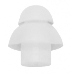 [ET2-10] Magnum ET2 Clear Double Layer Ear Tip for Acoustic Tubes - 10 Pack
