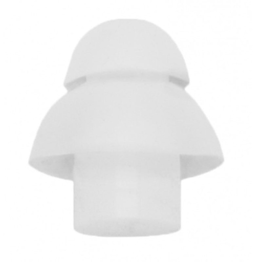 [ET2-10] Magnum ET2 Clear Double Layer Ear Tip for Acoustic Tubes - 10 Pack