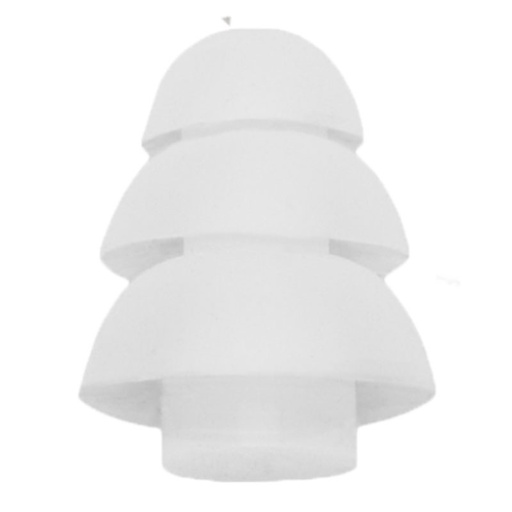 [ET3-10] Magnum ET3 Clear Triple Layer Ear Tip for Acoustic Tubes - 10 Pack