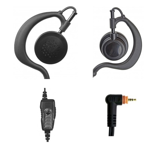 [ESL-1W-M14] Magnum ESL-1W-M14 Swivel Ear Speaker, Mic - Motorola TLK, SL, Maxon