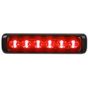 [MPS61U-R] Federal Signal MPS61U-R 6-LED MicroPulse Ultra Surface Mount - Red