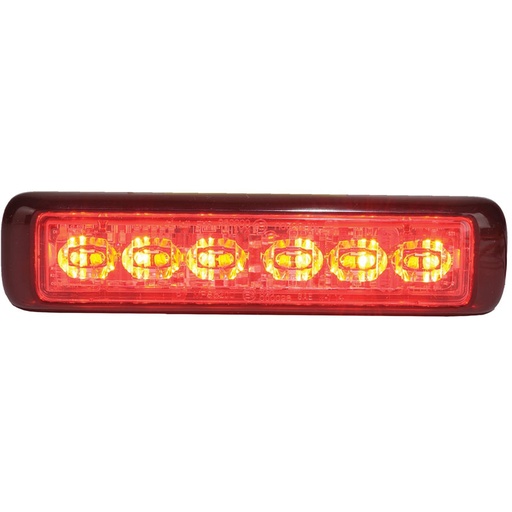 [MPS62U-RW] Federal Signal MPS62U-RW 12 LED MicroPulse Ultra -  Red/White