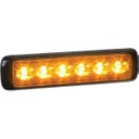 [MPS61U-A] Federal Signal MPS61U-A 6-LED MicroPulse Ultra Surface Mount - Amber