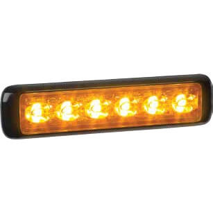 [MPS61U-A] Federal Signal MPS61U-A 6-LED MicroPulse Ultra Surface Mount - Amber