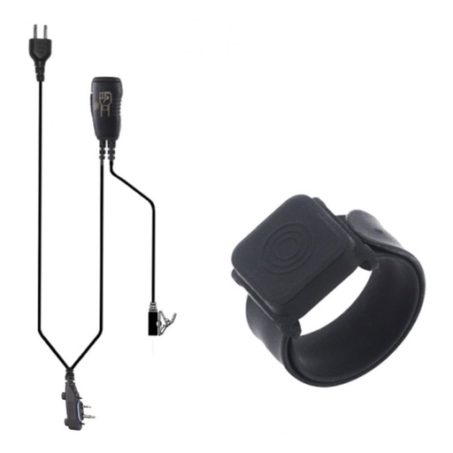[SC-2WTF-SB3] Magnum SC-2WTF-SB3 2-Wire Touch-Free PTT/Mic - Icom