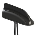 [MXFG502-3C3C3J3J2C-BLK-180] Mobile Mark MXFG502 MaxFin 5-in-1 LTE/WiFi/GPS Antenna, Black, 15 ft