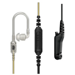 [PMLN8082A] Motorola PMLN8082 1-Wire Earpiece, In-line Mic, PTT, Acoustic Tube - MOTOTRBO Ion