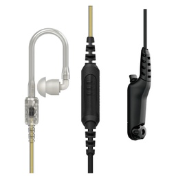 [PMLN8082A] Motorola PMLN8082 1-Wire Earpiece, In-line Mic, PTT, Acoustic Tube - MOTOTRBO iON