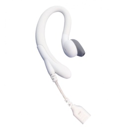 [SC-CRW] Magnum SC-CRW C-Ring Earpiece With Snap Connector - White