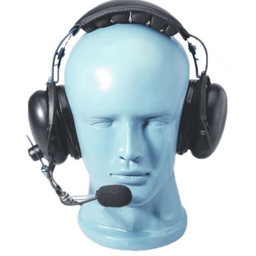 Magnum HSH7B Headband Dual Muff Headset, Boom Mic - Kenwood, EFJ, Relm