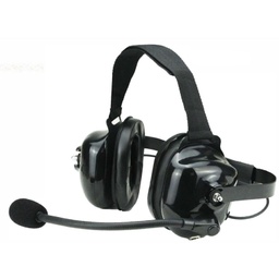 Magnum HSN5B Neckband Dual Muff Headset, Boom Mic - Kenwood, EFJ, Relm