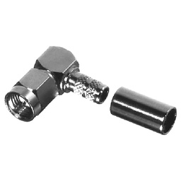 [RSA-3010-C] RFI RSA-3010-C SMA Male RG58/U Right Angle Connector 