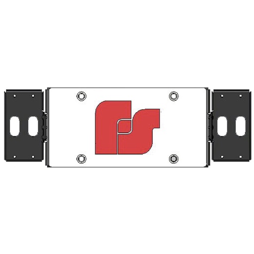[MPSM6-LPV1] Federal Signal MPSM6-LPV1 License Plate Brackets - MicroPulse