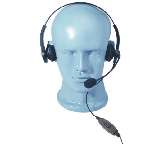 [DHS-M] Magnum DHS-M Lightweight Headset - Motorola, BK/Relm, Tekk 2-Pin