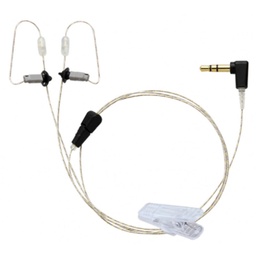[RO-360-24-3.5GO-D] N-ear S360RO-3.5-D Stealth360 3.5mm Receive-Only Dual Earpiece Kit