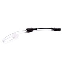[AT-4] Impact AT-4 High Output Tubular-Style Transducer, Clear Acoustic Tube, Earbud - Snaptight Gold Series