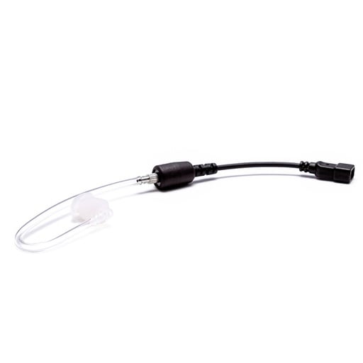 [AT-4] Impact AT-4 High Output Tubular-Style Transducer, Clear Acoustic Tube, Earbud - Snaptight Gold Series