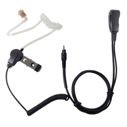 [LMC-1AT-M18] Pryme LMC-1AT-M18 Earpiece, Tube, Mic - Motorola CLP1010e, CLP1080e