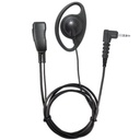 [LMC-1DR-63] Pryme LMC-1DR-63 D-Ring Earpiece, Mic - TalkAbout, Spirit, Hytera TC-310